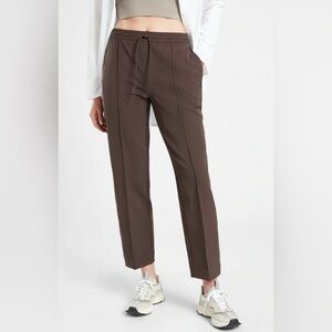 Athleta Brown Cropped Drawstring Pants